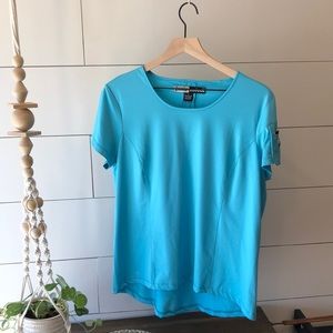 Jamie Sadock Women's Short Sleeve Golf Polo, Large, Aqua